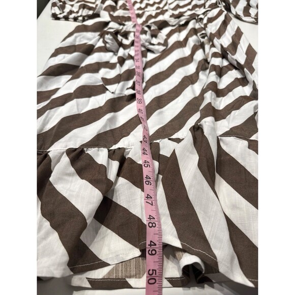 NWT $119.95 Lane Bryant Blouson Sleeve Ruffle Hem Midi Dress Women's Size 24 - Picture 16 of 16